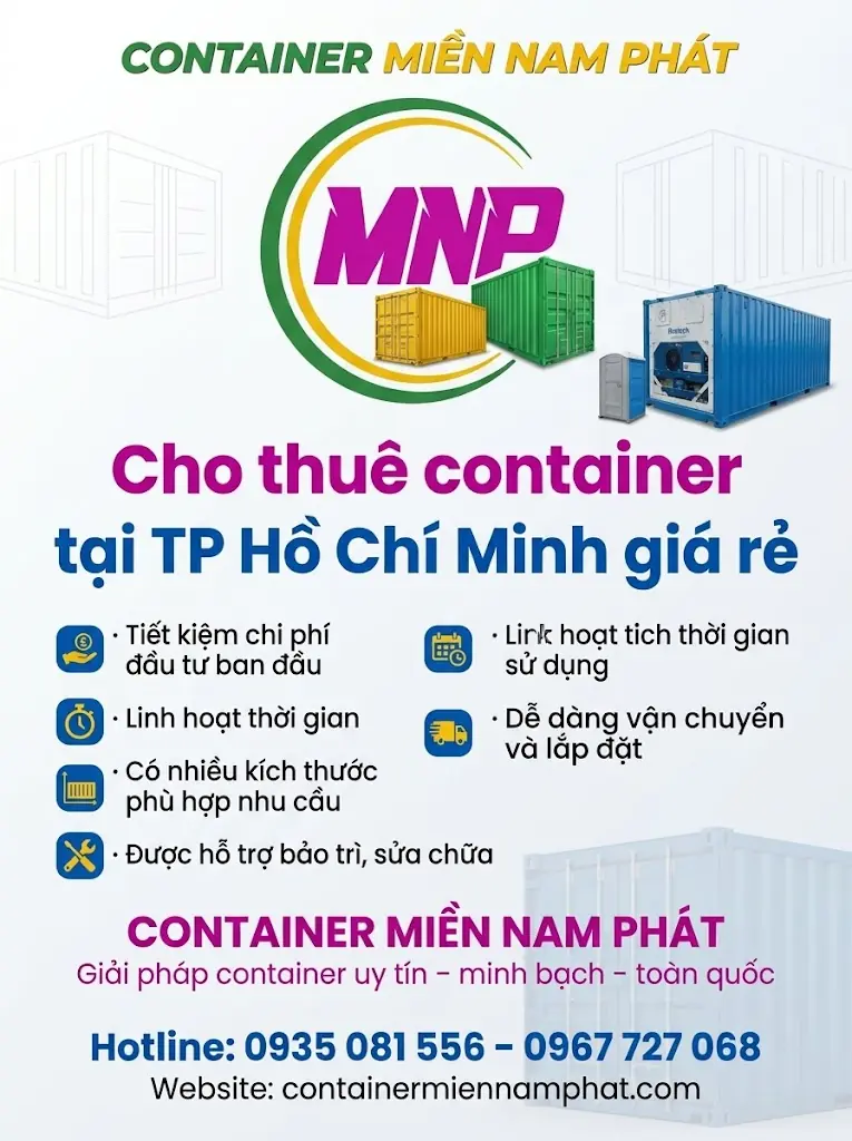 cho thu&ecirc; container TP Hồ Ch&iacute; Minh