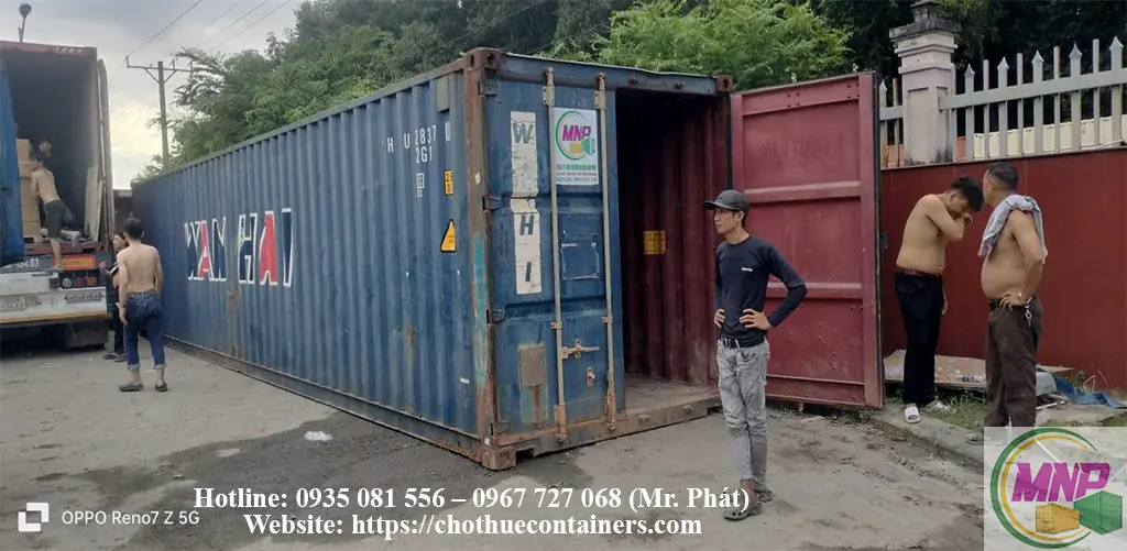 cho thu&ecirc; container tại đồng nai