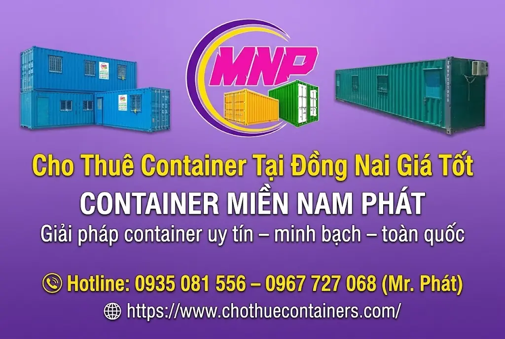 Cho Thu&ecirc; Container Tại Đồng Nai