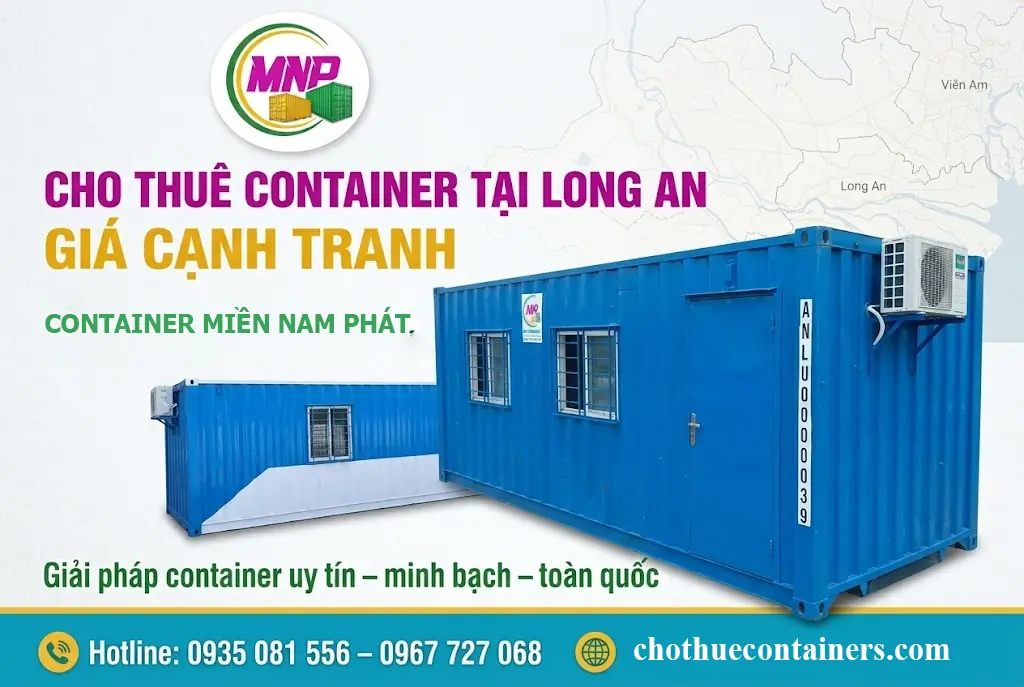 cho thu&ecirc; container Long An