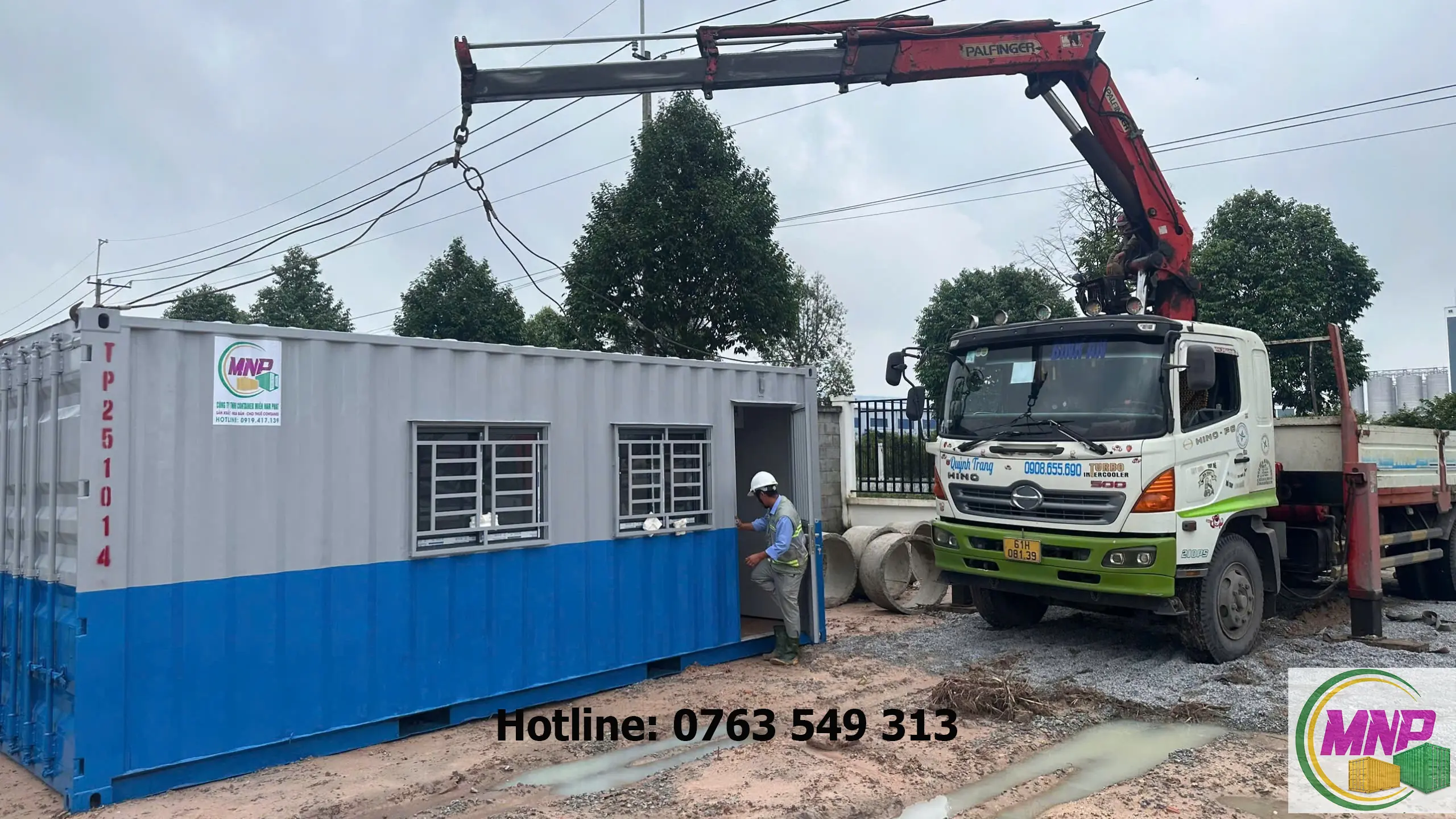 Container Văn Ph&ograve;ng 20 Feet C&oacute; Nh&agrave; Vệ Sinh
