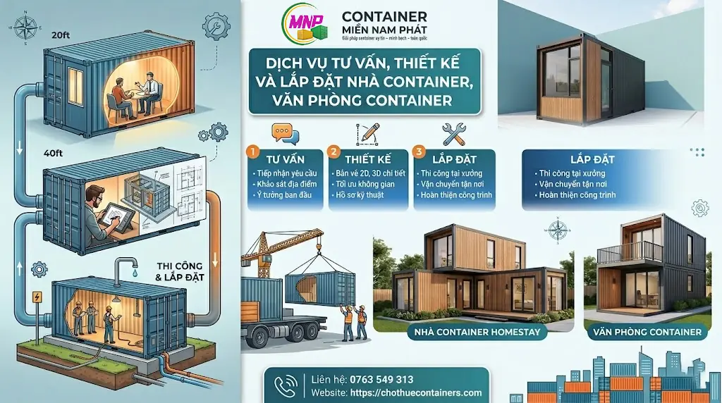 tư vấn thiết kế container 