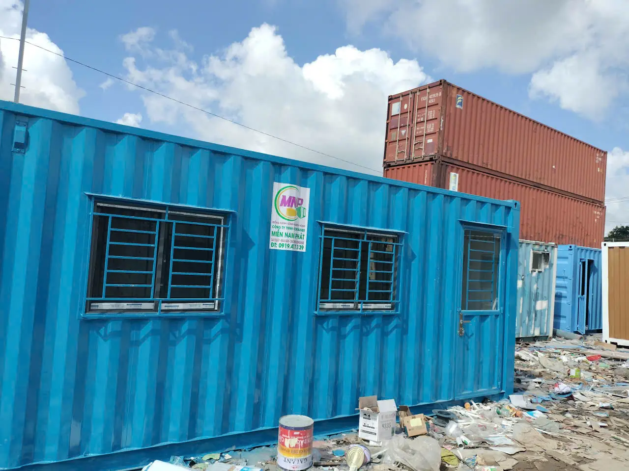 Cho thu&ecirc; container tại KCN Cầu Tr&agrave;m
