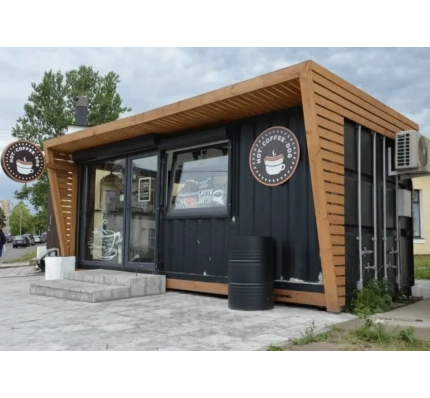 Container cafe 1 tầng 